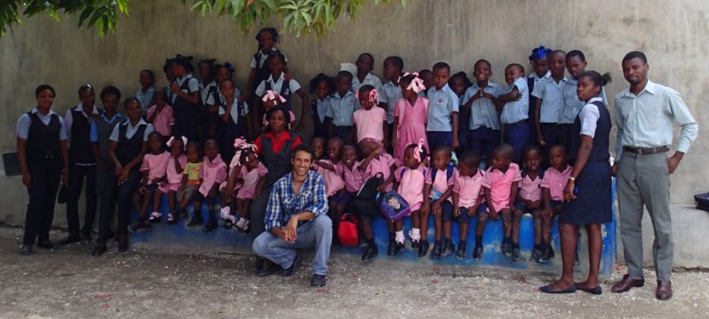 2014-12 personnel et eleves avec yannick